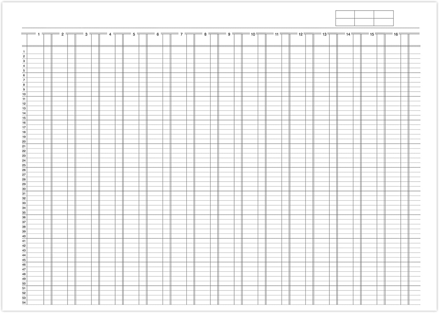 80 pages A3 Analysis Pad (297 x 420mm)