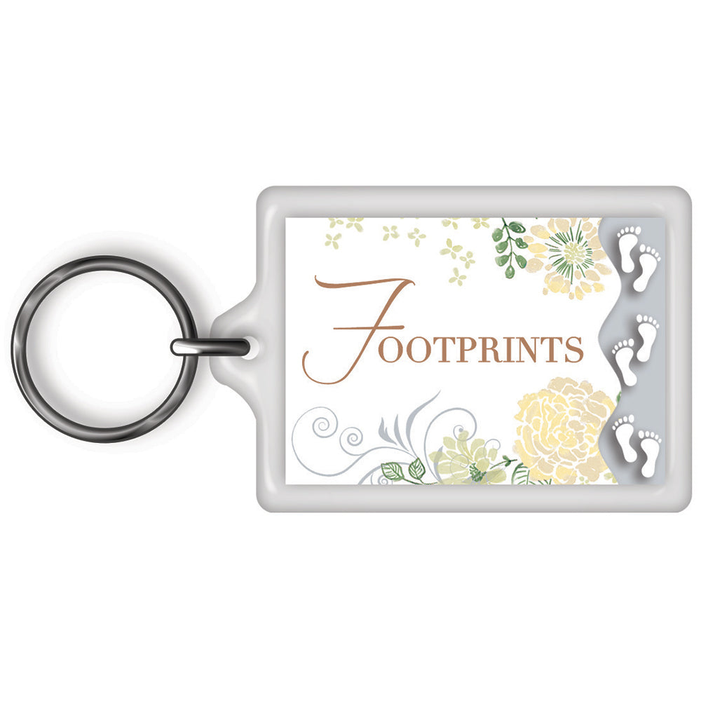 Footprints Celebrity Style World's Best Keyring