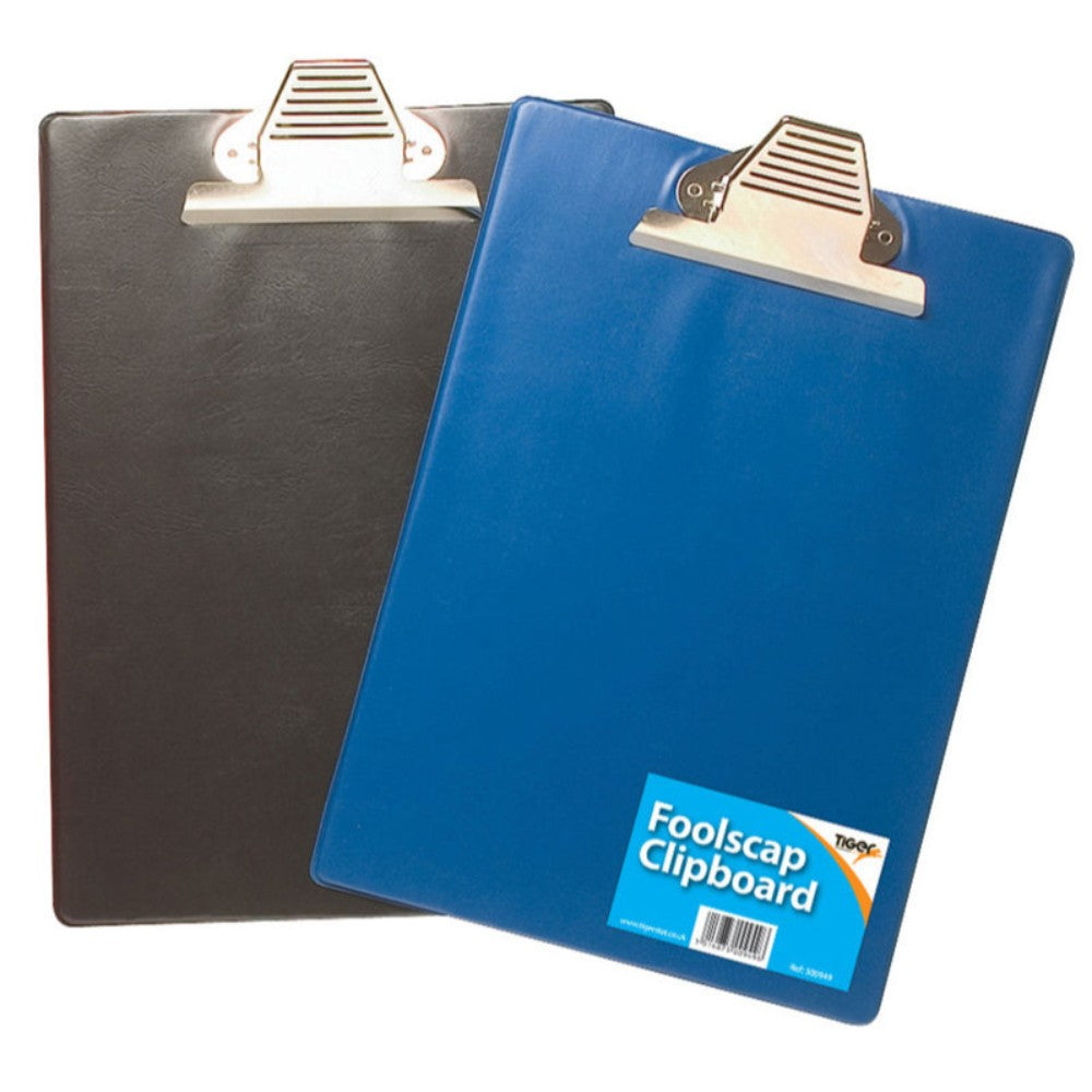 A4+/Foolscap PVC Clipboard with Heavy Duty Clip