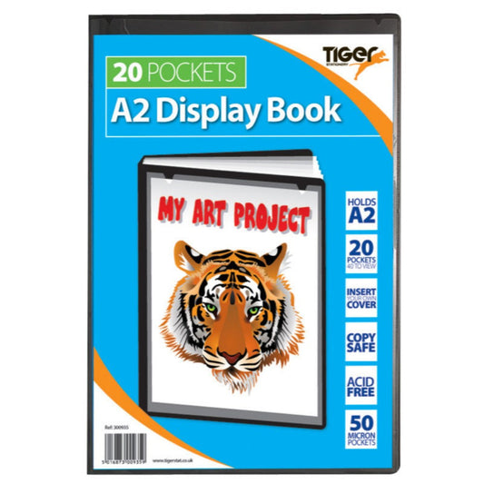 Tiger A2 20 Pocket Presentation Display Book