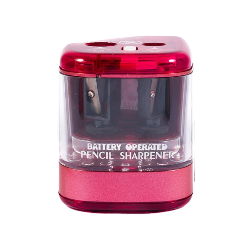 Double Hole Battery Powered Pencil Sharpener