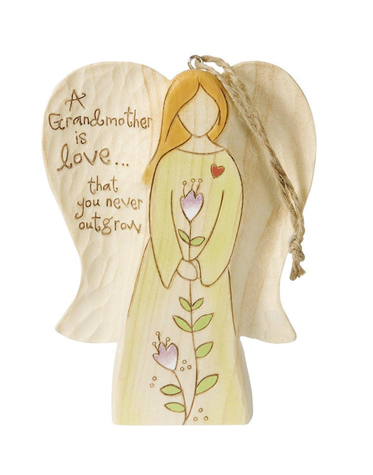 Grandmother Angel Figurine with Twine String