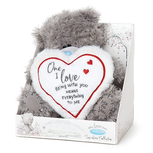 Tatty Teddy Holding A Big Fluffy Love Heart Me to You Bear