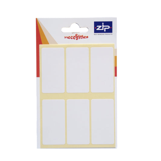 Pack of 42 25 x 50mm White Labels