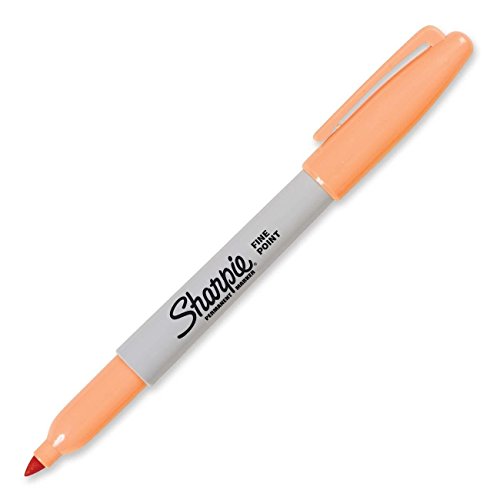 Peach Sharpie Fine Point Permanent Marker Pen