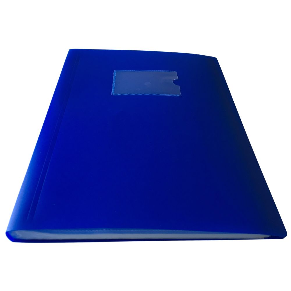 A4 Blue Flexible Cover 40 Pocket Display Book