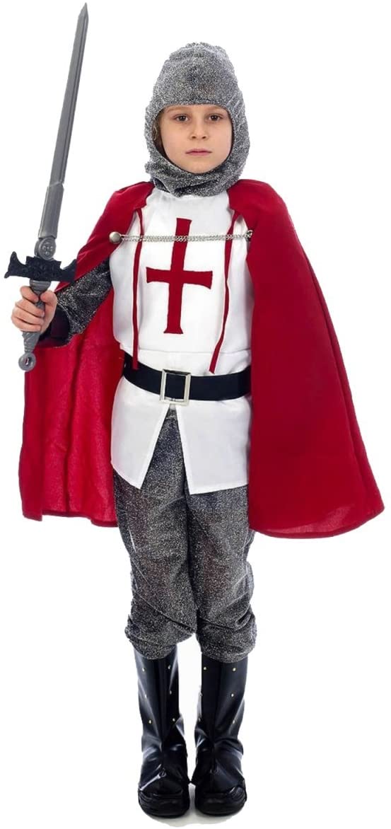 Child Knight Fancy Dress Costume 4-6 Year Olds England