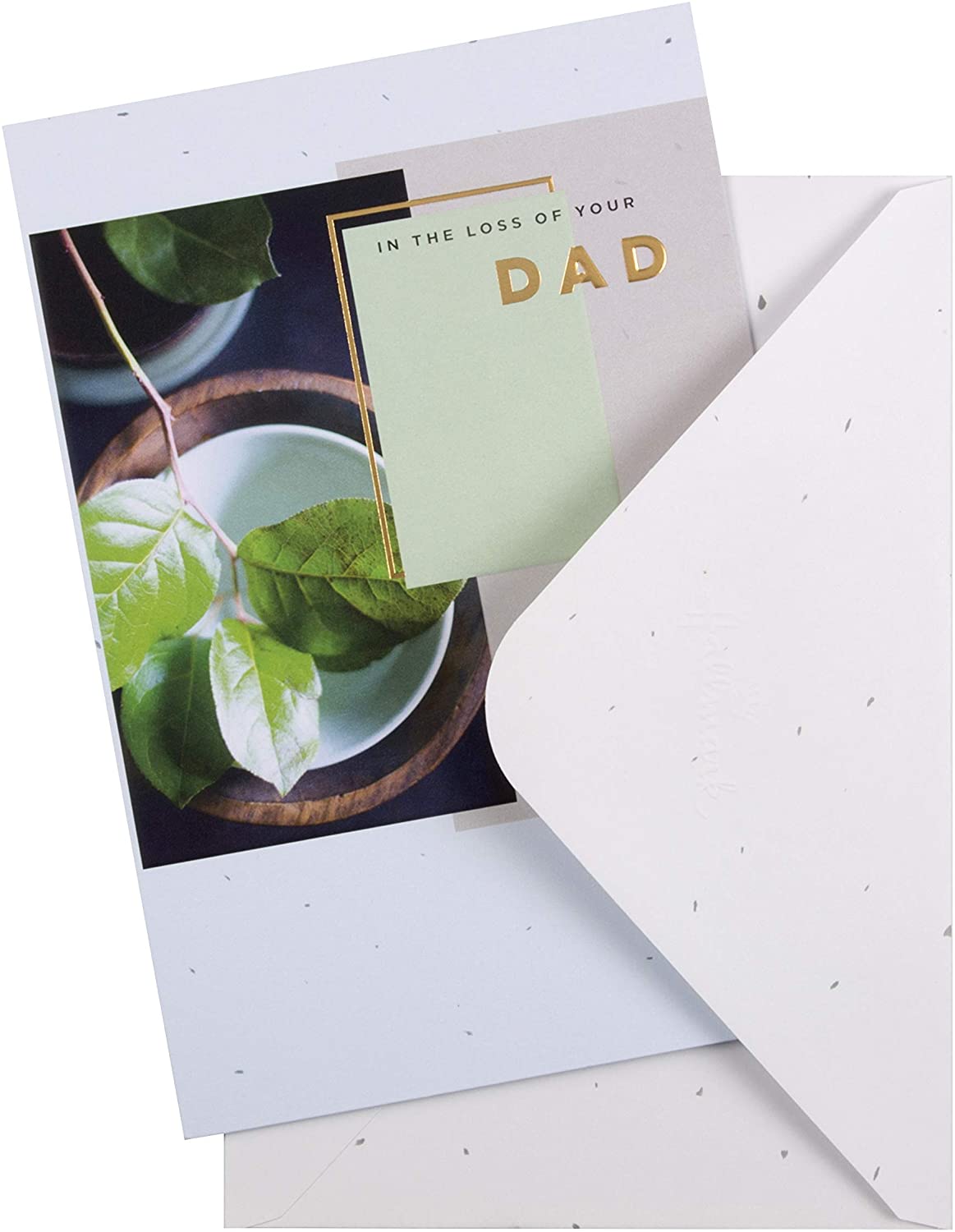 In The Loss of Your Dad Floral Design Sympathy Card