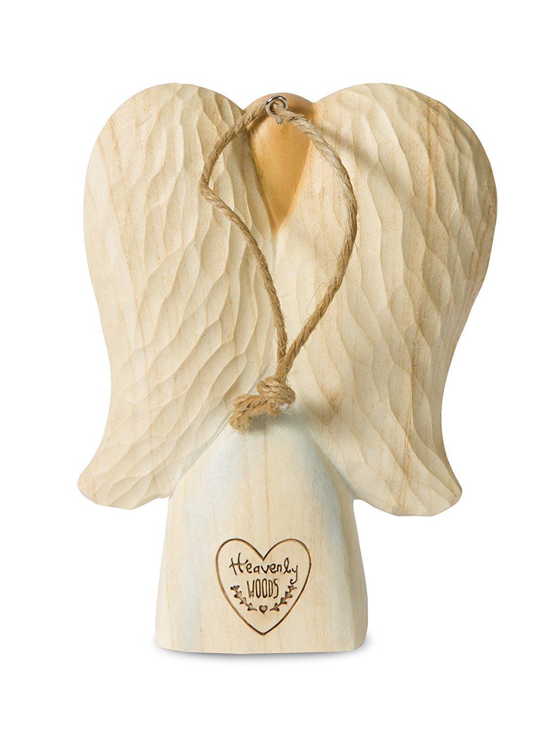 Grandmother Angel Figurine with Twine String