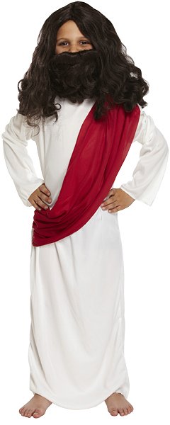 Child Joseph Christmas Nativity Fancy Dress Costume 10-12 Year Olds