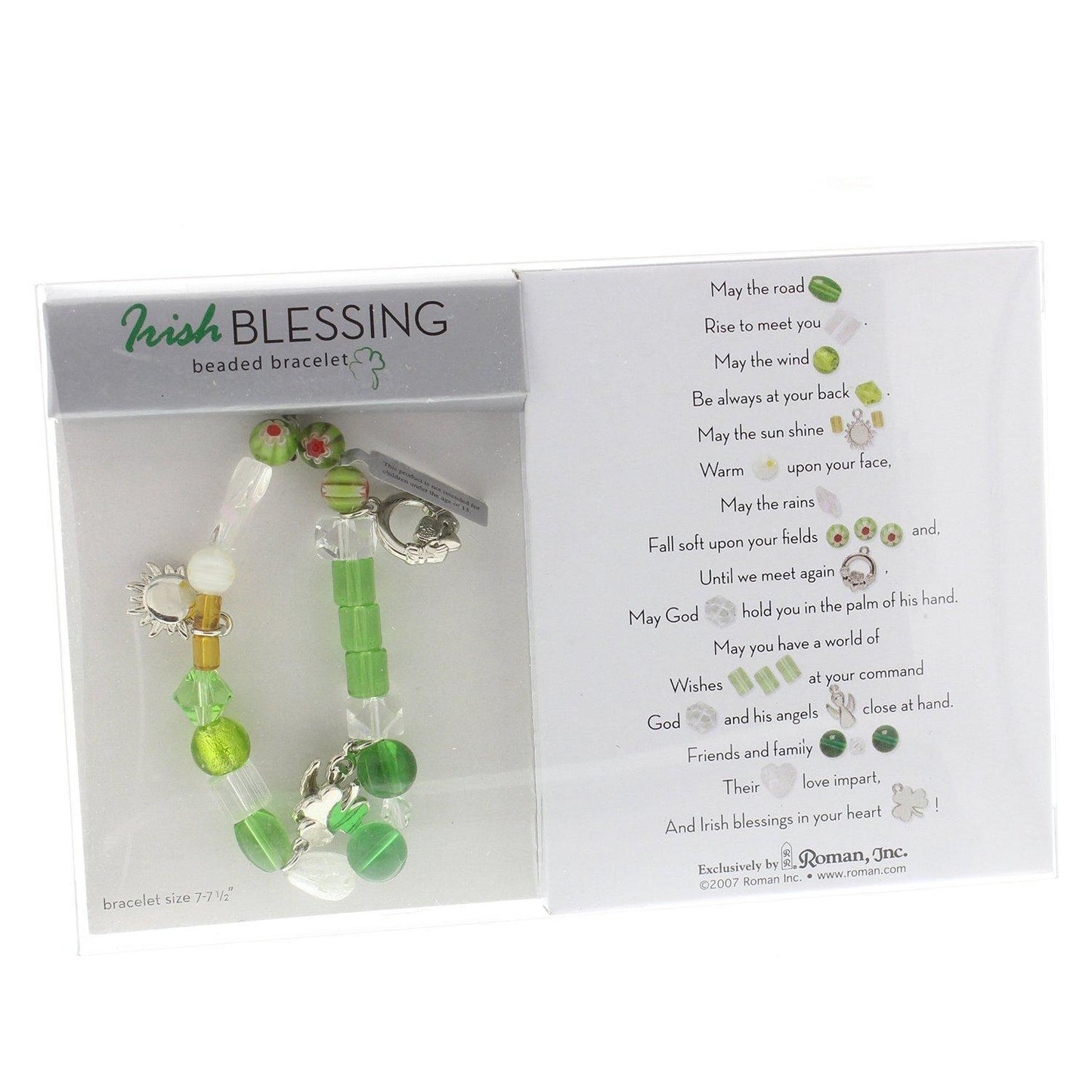 Stories of Faith Beaded Bracelet - Irish Blessing