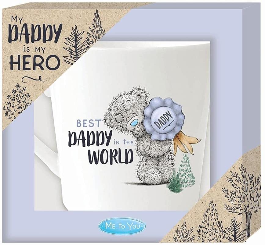 Daddy My Hero Me to You Bear Boxed Mug