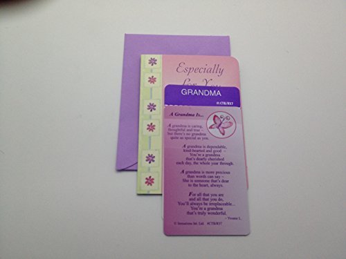 A Grandma Is...Wallet Card (Sentimental Keepsake Wallet / Purse Card)