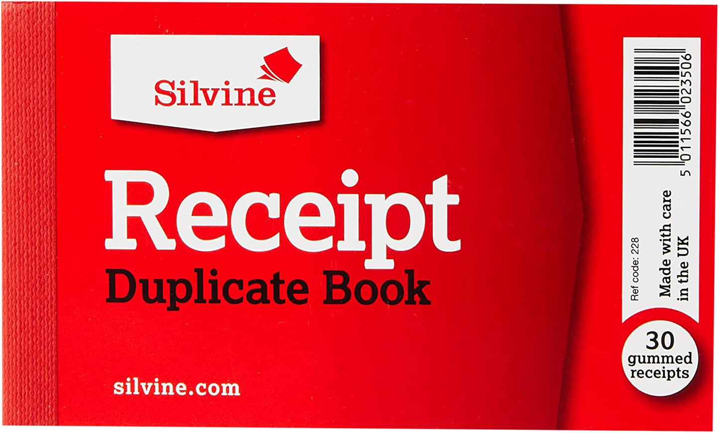 Duplicate Cash Receipt Book 30 Gummed Receipts (63 x 105mm)