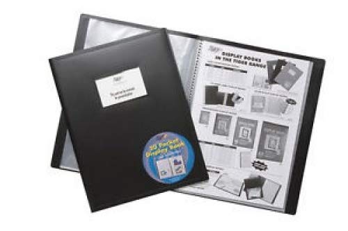 A5 FlexiCover 40 pocket Display Book (Black)