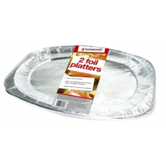 2 Foil Platters (43cmx29cm)