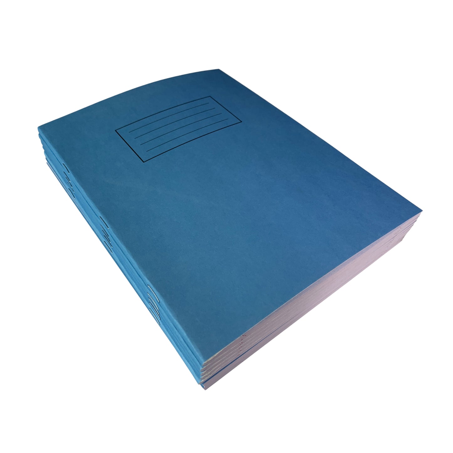 Pack of 50 Janrax 9x7" Blue 80 Pages Feint and Ruled Exercise Books