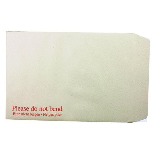 Pack of 125 C4 Board Back Peel and Seal 115gsm Manilla Envelopes