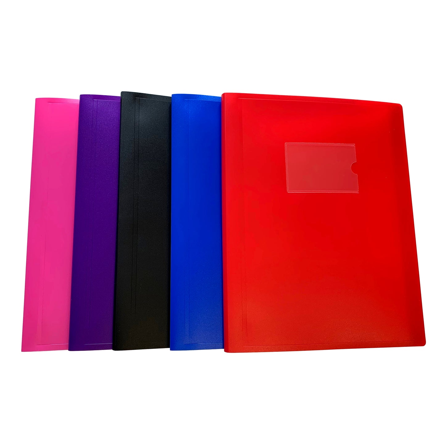 A4 Blue Flexible Cover 10 Pocket Display Book