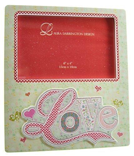 Laura Darrington Patchwork Collection Wooden "Love" Frame