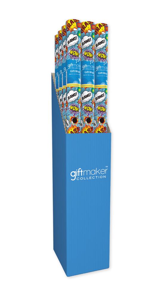 2m Comics Design Gift Wrap Roll