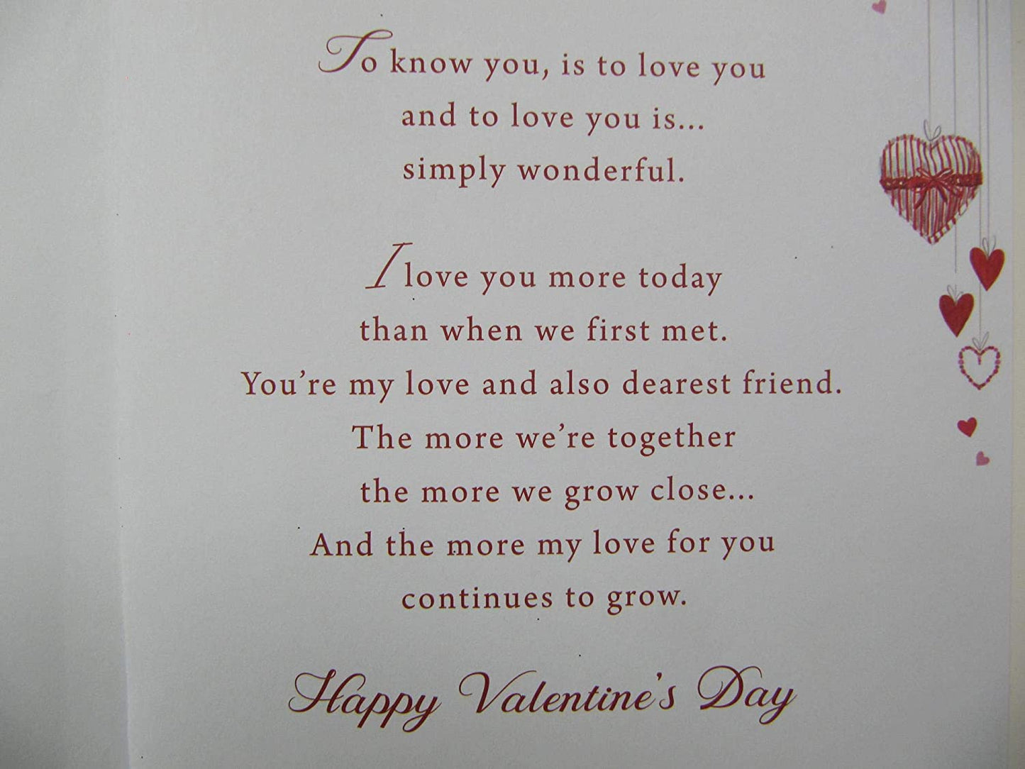 With Love To My Husband Gifts And Champagne Design Valentine's Day Card