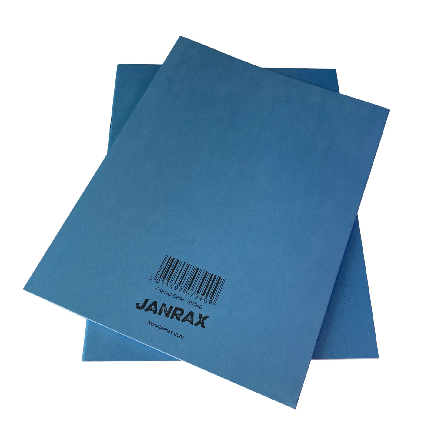 Pack of 50 Janrax 9x7" Blue 80 Pages Feint and Ruled Exercise Books