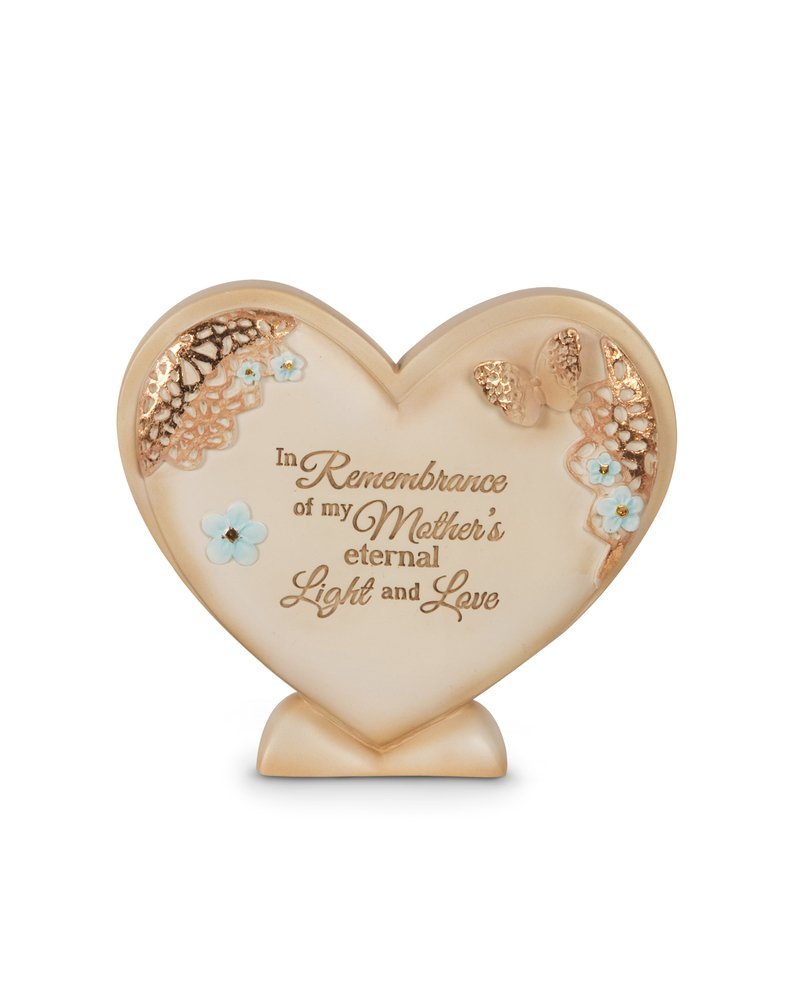 Light Your Way Memorial Mother's Light and Love Plaque 4"