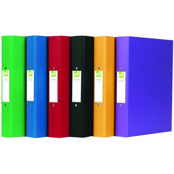 Pack of 10 A4 25mm Assorted Polypropylene 2 Ring Binder