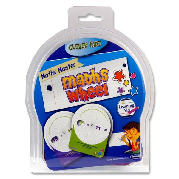 Pack of 12 Addition & Subtraction Maths Wheel by Clever Kidz