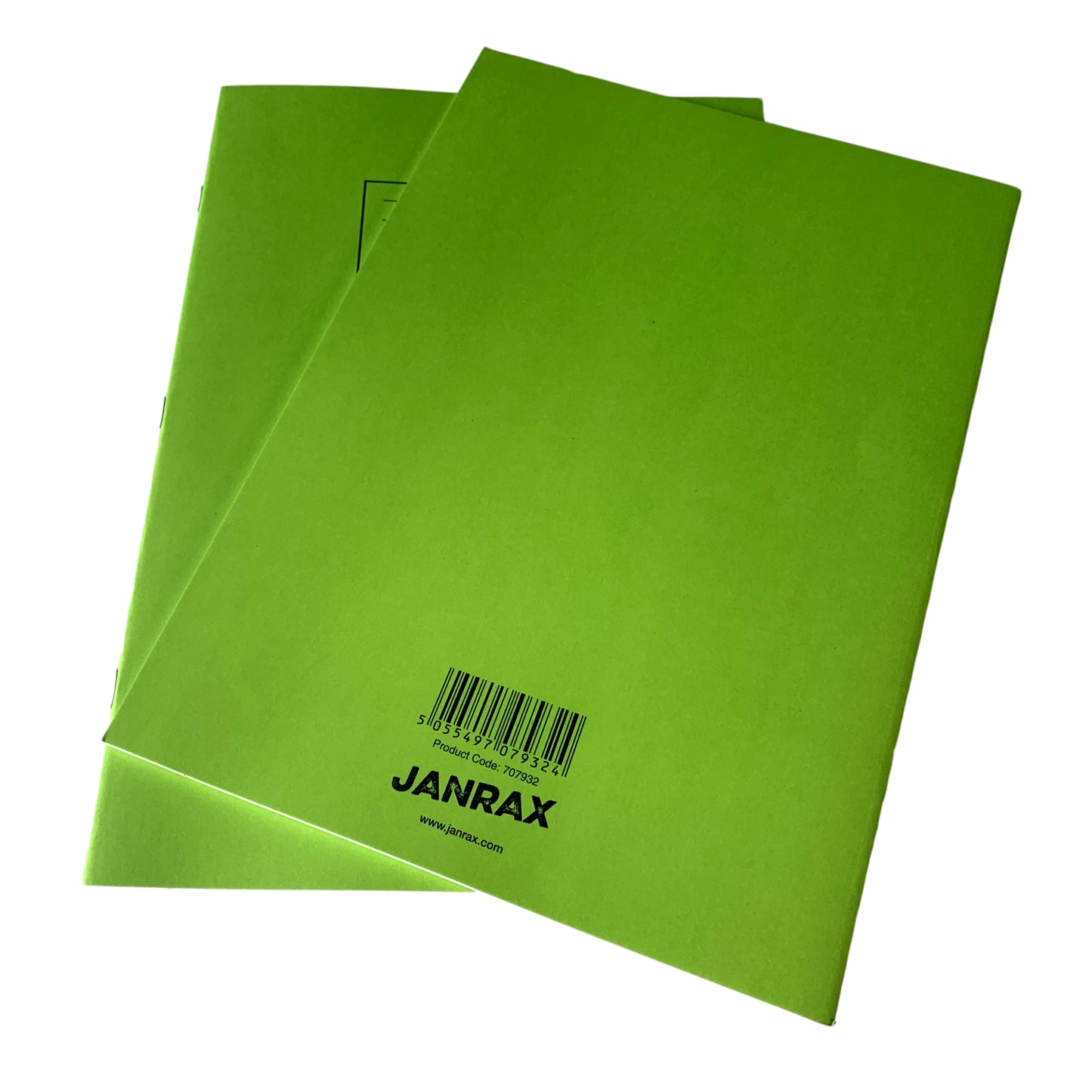 Pack of 50 Janrax A4 Green 80 Pages Feint and Ruled Exercise Books