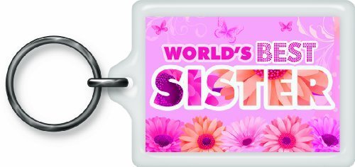 World's Best Sister Sentimental Keyring - Birthday Christmas Gift