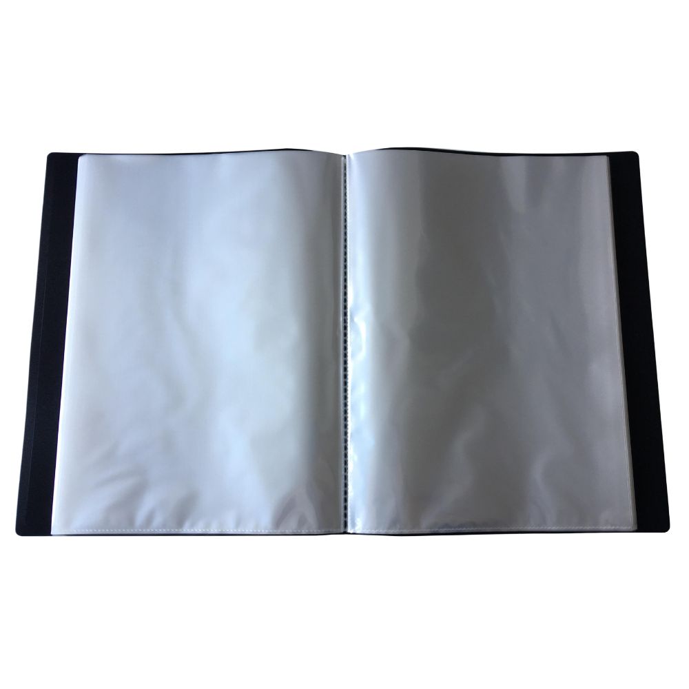 A4 Black Flexible Cover 40 Pocket Display Book