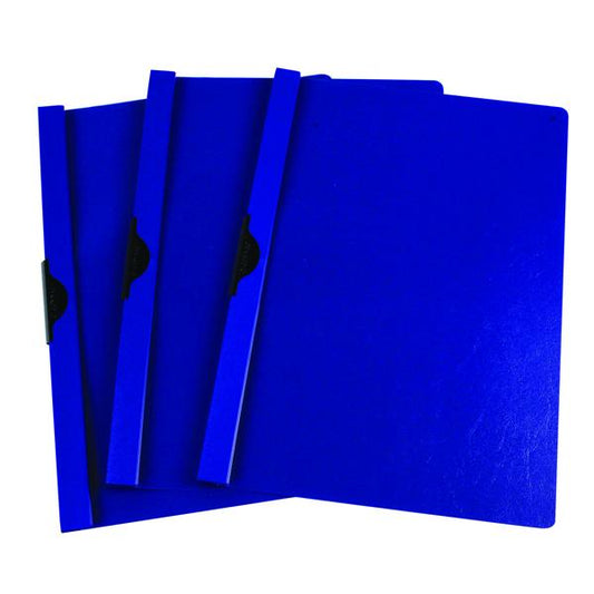 Q-Connect Quickclip File 6mm A4 Dark Blue (Pack of 25) KF00468