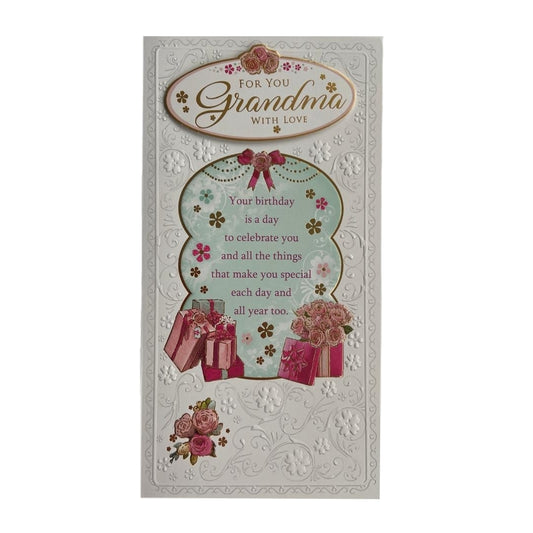 For Grandma Birthday Wishes Soft Whispers Card