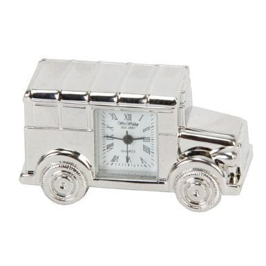 Miniature Small Bus Novelty Quartz Movement Collectors Clock