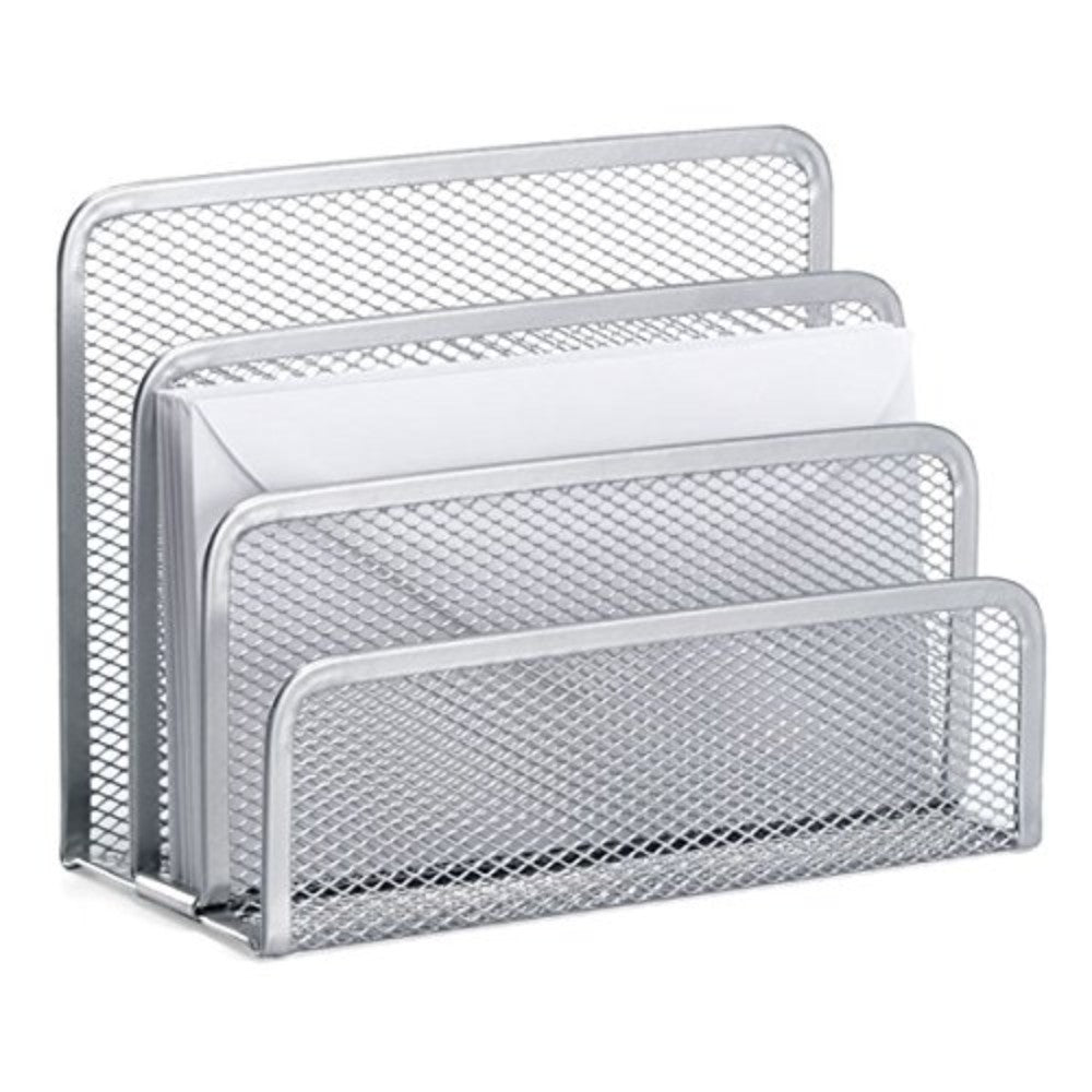 2 x Silver Mesh Letter Sorters