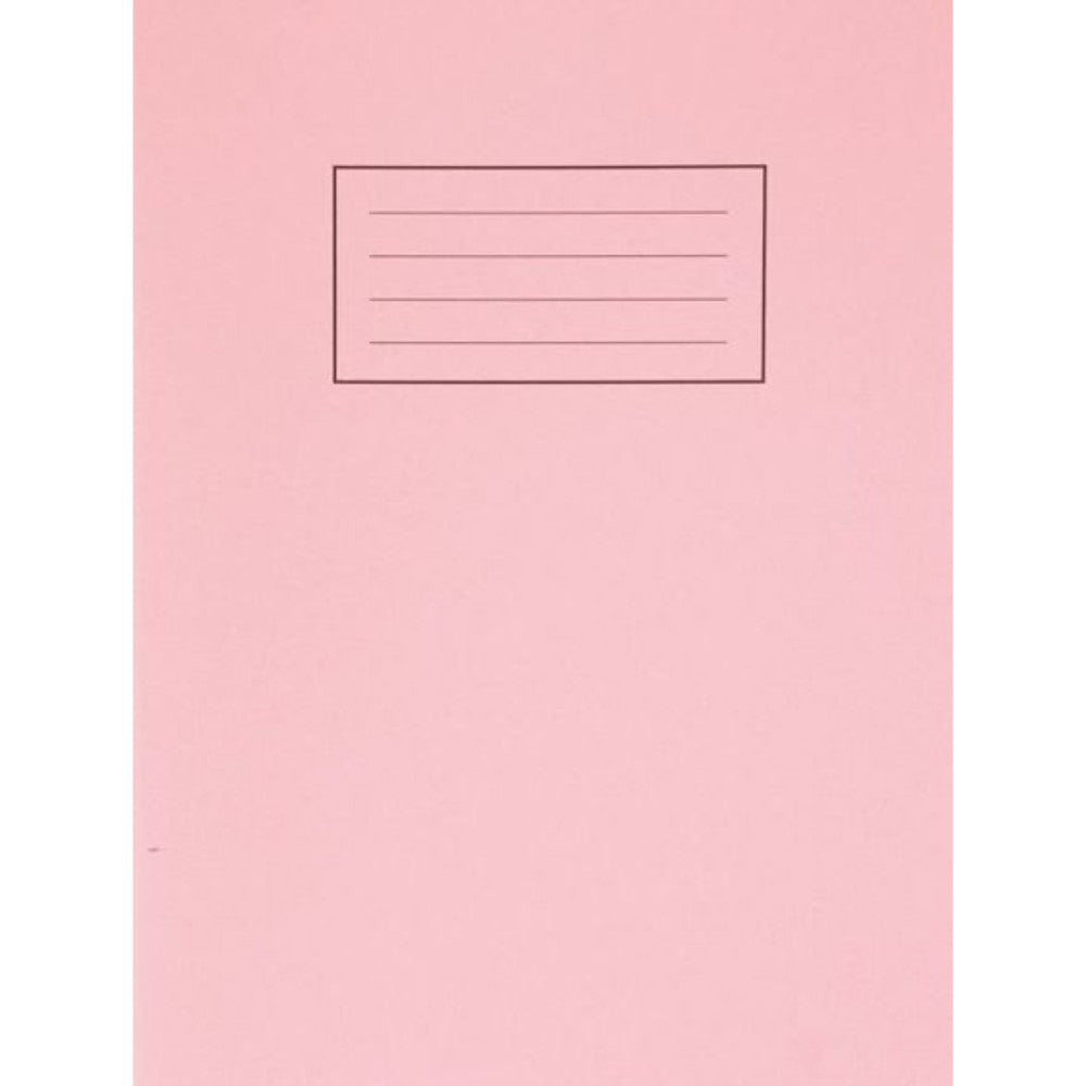 Silvine 9"x7" Pink Plain Inner Exercise Book