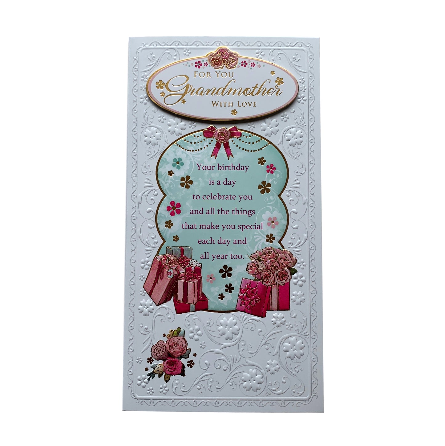 For You Grandmother With Love Birthday Soft Whispers Card