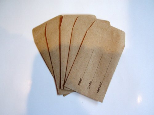 Dinner Money Envelopes (100 Pack)