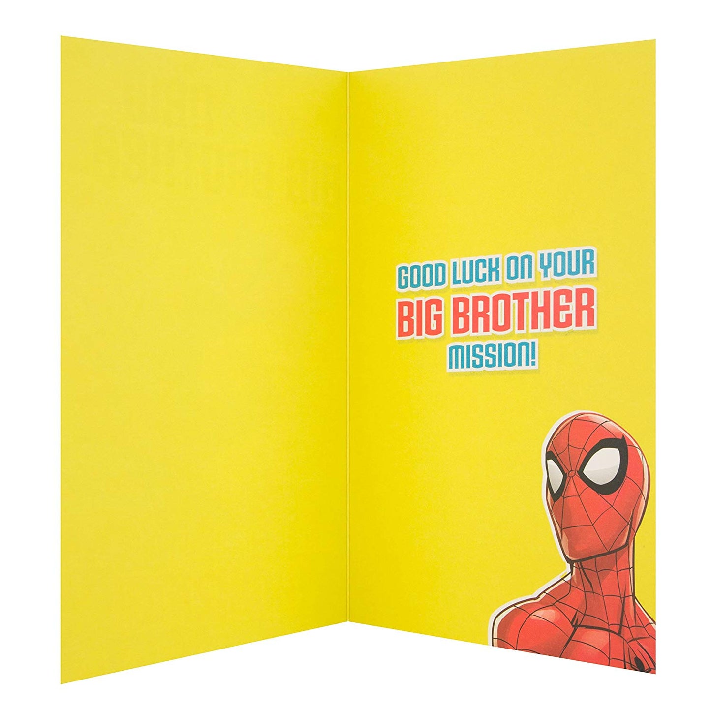 "Going To Be Amazing" Spiderman Baby Brother Card