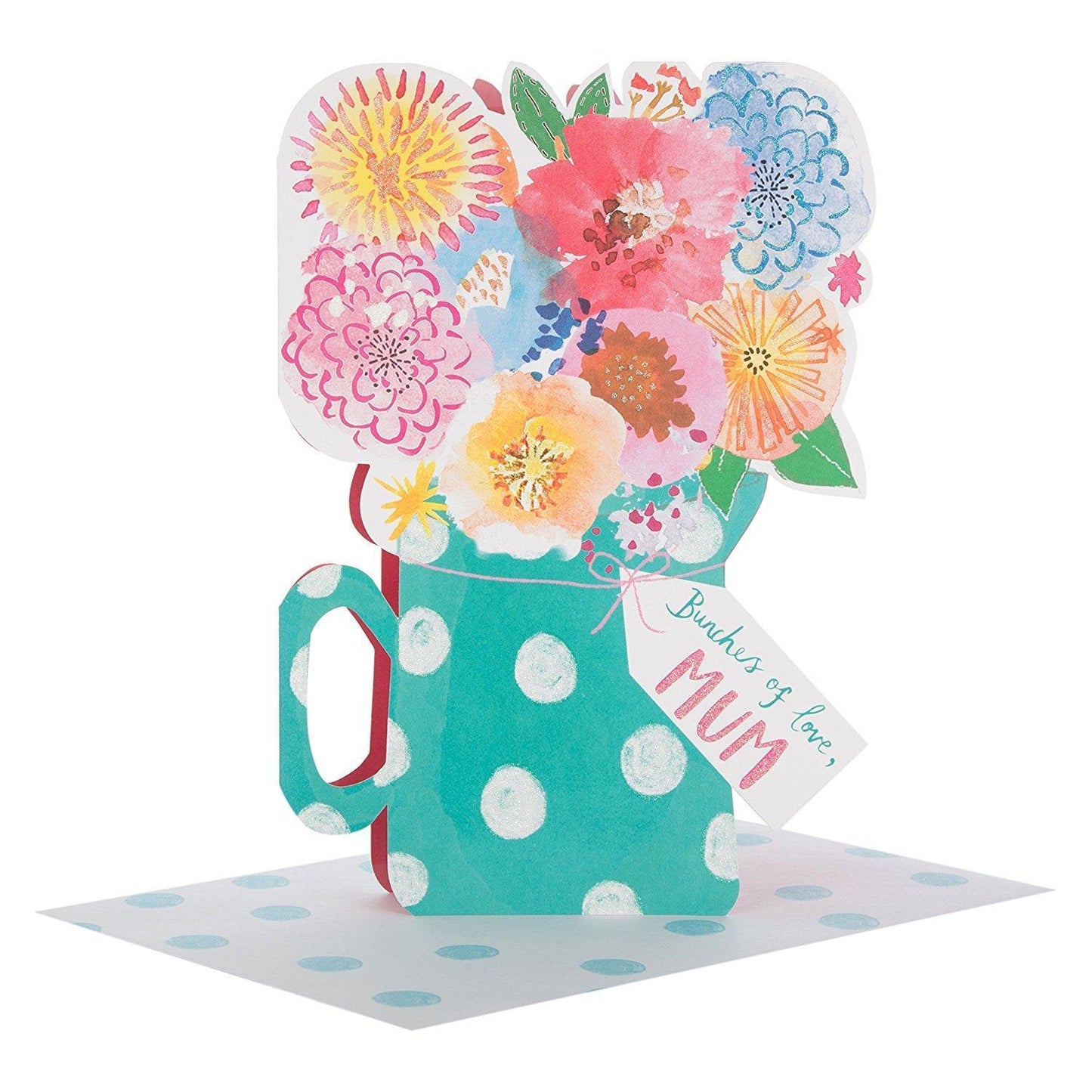 Mum Flower Pot Mother's Day Card 'Bundles Of Love'