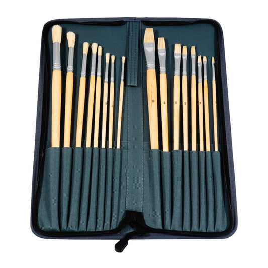 16 Piece Artists Brush Set