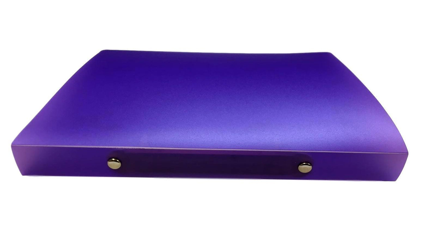 A5 Slim Purple Translucent Ringbinder