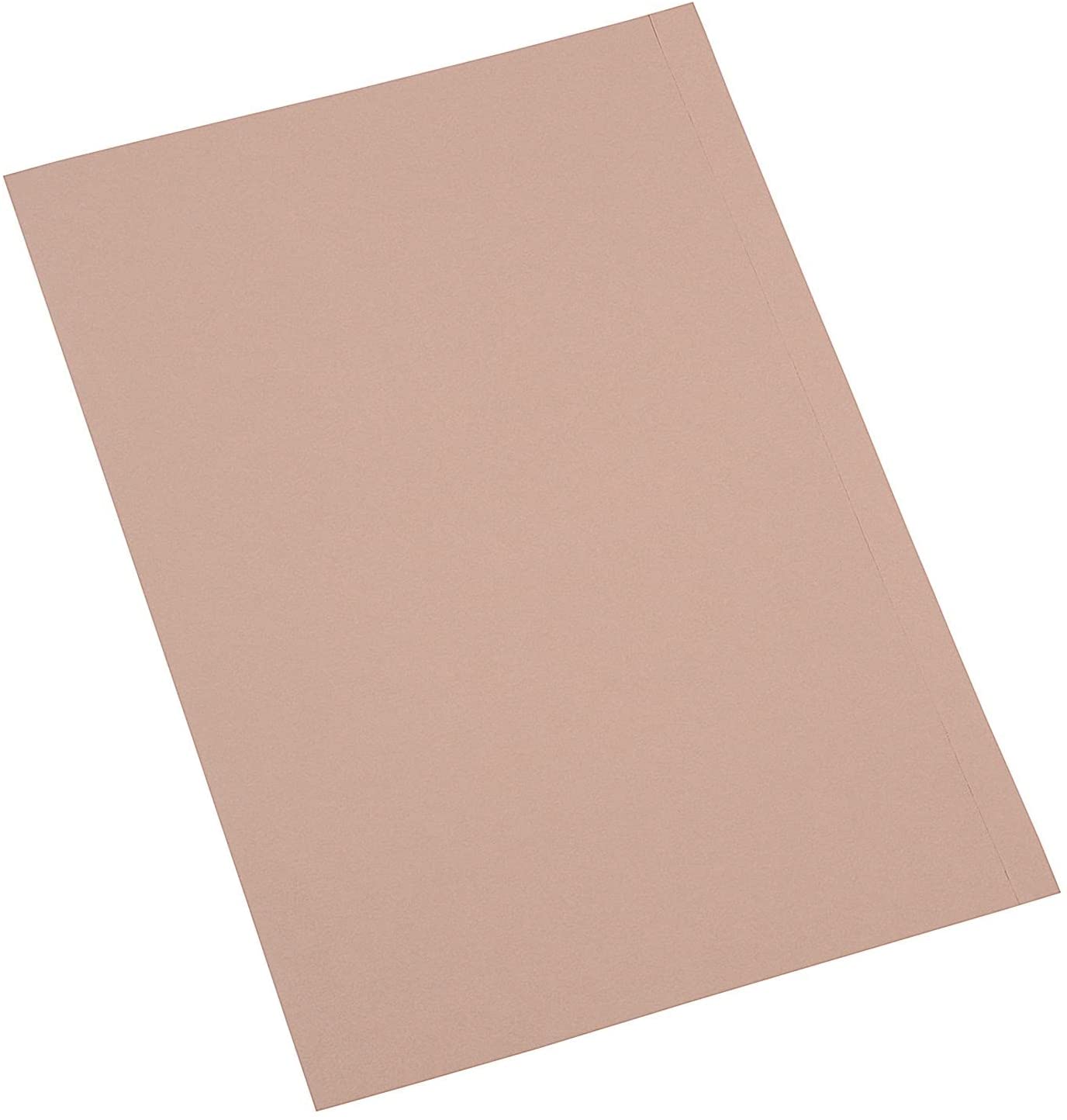 Pack of 100 170gsm Foolscap Buff Kraft Square Cut Folders