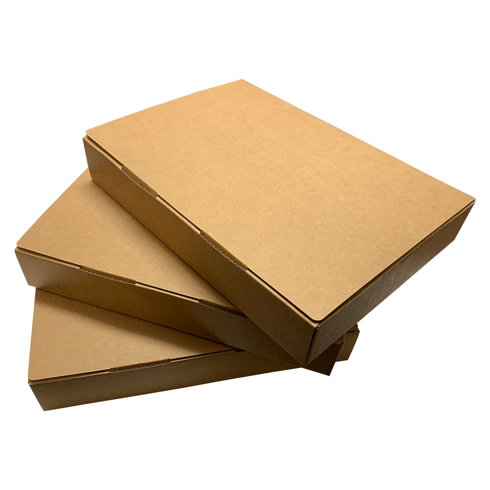 Pack of 3 A4 Kraft Box Files 5cm Depth