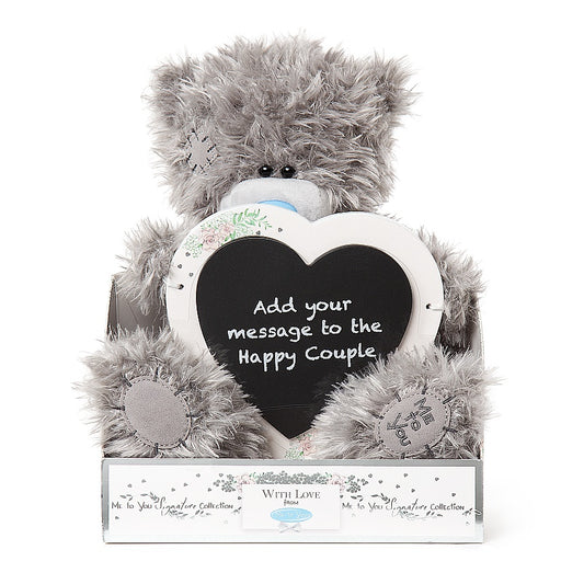 Me To You Tatty Teddy Love Heart Chalkboard Bear Plush