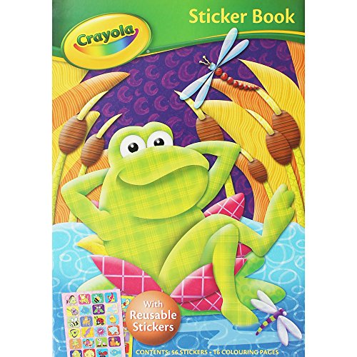 Crayola Sticker Book with stickers - frog design