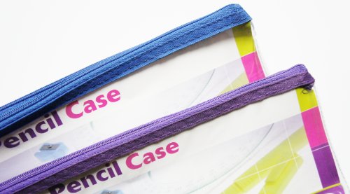 Double Pocket Stationery Pencil Case 