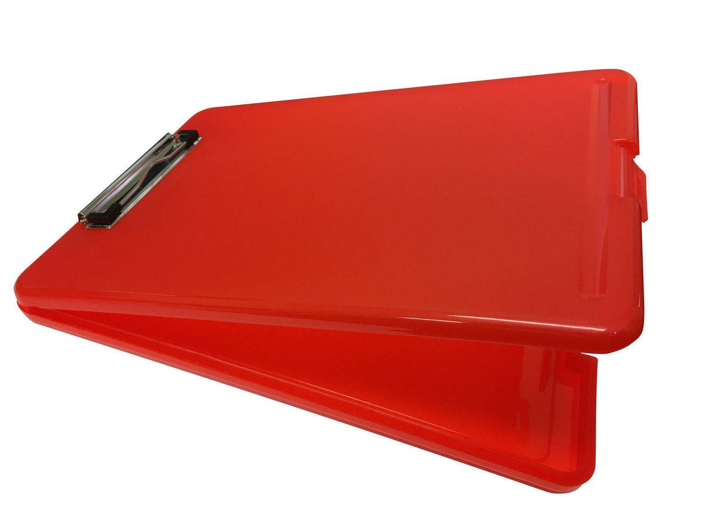 A4 Red Clipboard Box File - Storage Filing Case